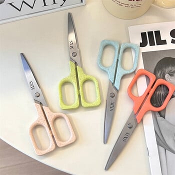 New Morandi Color Multifunctional Scissors Art Ψαλίδι χαρτιού από ανοξείδωτο ατσάλι Ψαλίδι γραφικής ύλης για φοιτητές