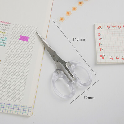 3 Specificații Ins Foarfece mate transparente Materiale creative pentru birou pentru studenți Cutter multifuncțional pentru hârtie