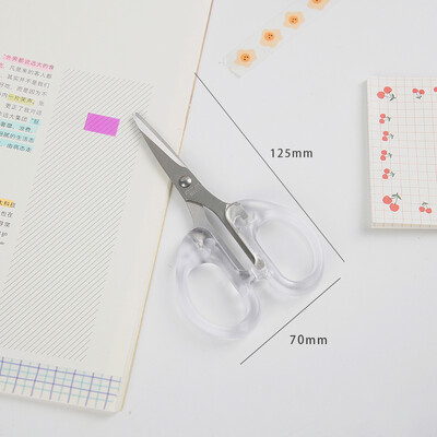 3 Specificații Ins Foarfece mate transparente Materiale creative pentru birou pentru studenți Cutter multifuncțional pentru hârtie