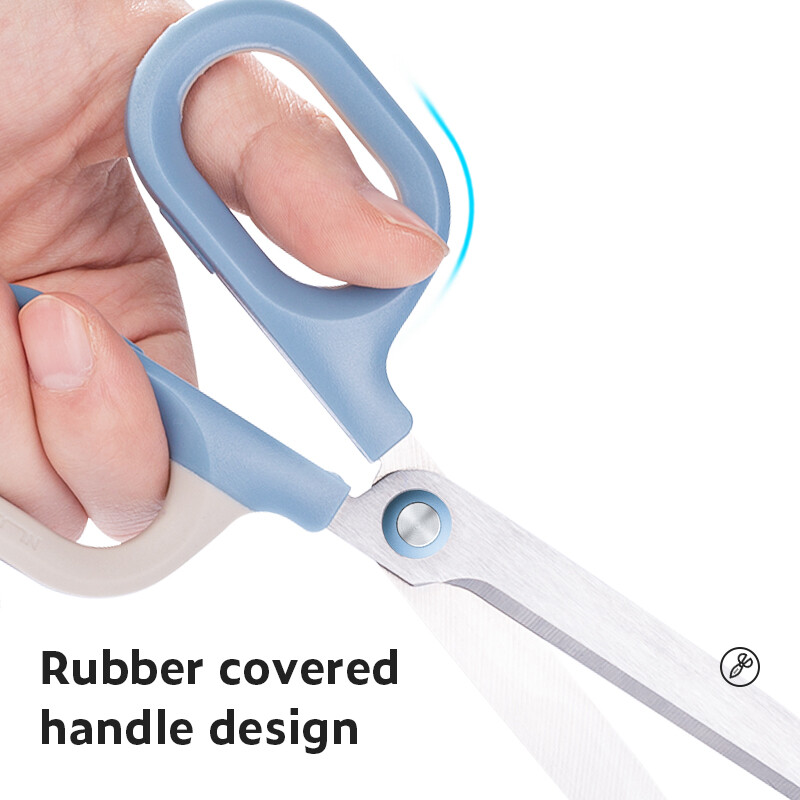 Deli 145 mm topeltvärvilised käärid Macaron kirjutuslaud statsionaarsed käärid üliõpilaste kontori kool Euroopa stiil mood kirjatarbed