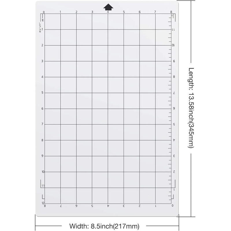 3/5 buc. Covoraș de tăiat cu prindere standard Tampă de tăiat portret cu siluetă Tampă de tăiat matlasată adeziv standard (dimensiuni: 8inX12in)