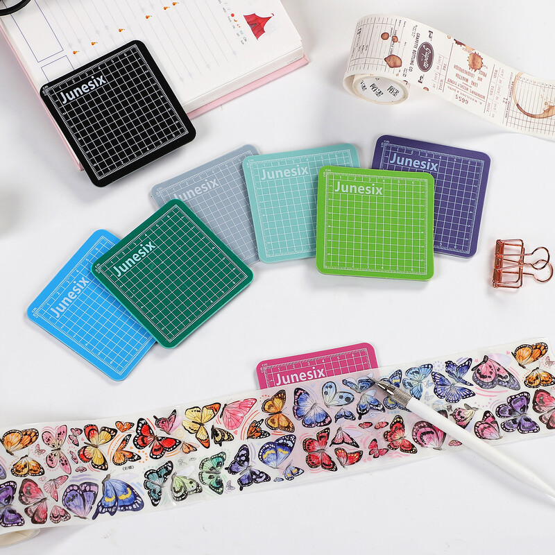 8 * 8 cm jauks mini modeļa griešanas paliktnis Creative Kawaii DIY daudzfunkcionāls gravēšanas izdevums papīra griešanas sliedes griešanas rīks