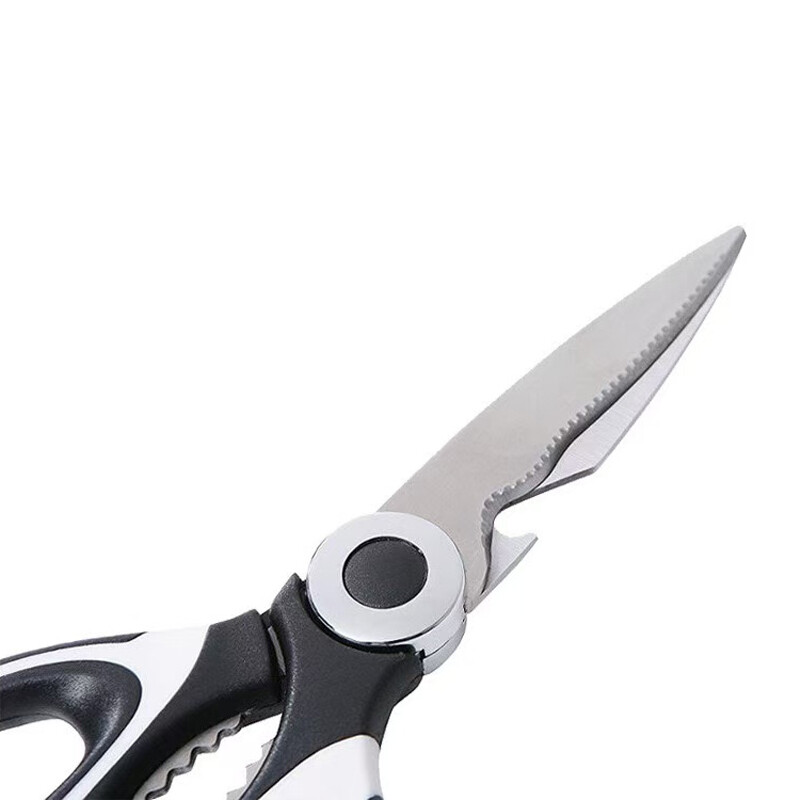 1 gab virtuves šķēres Daudzfunkcionālas nerūsējošā tērauda vistas kaulu šķēres Mājas kaulu šķēres Gaļas skrāpji zivju svari atvērti B