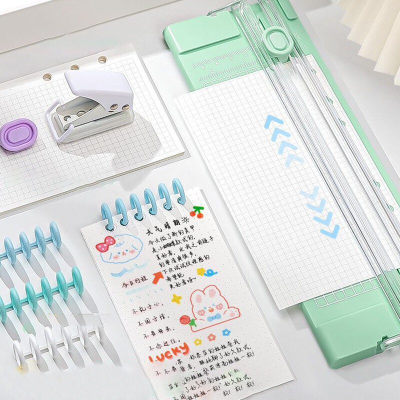 A4 dvikryptis popieriaus pjaustytuvas su ištraukiama liniuote nuotraukų kirpimo mašinoms Scrapbook lengvas pjovimo kilimėlis