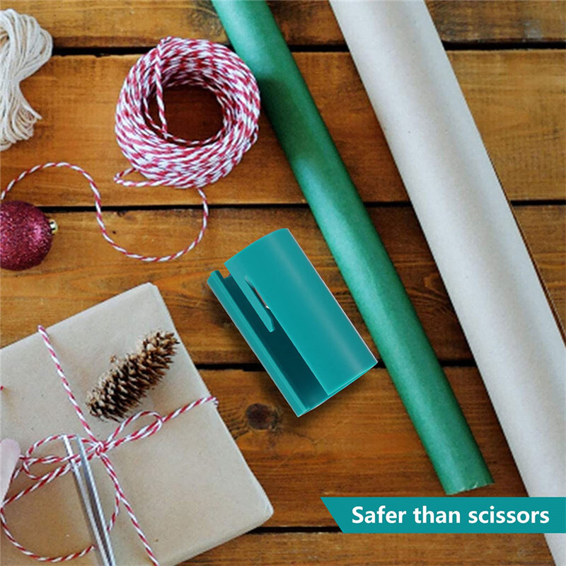 Rezač papira za omatanje Božićni dar Mini rezač papira za omatanje Rezač za rezanje rola kraft papira Round Lip Sigurnije i lakše rezanje