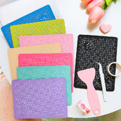 A6 Мултифункционална подложка за рязане Направи си сам Дъска за ръчно изкуство Гравиране Хартиена подложка за дърворезба Висока еластичност Издръжливост арт консумативи