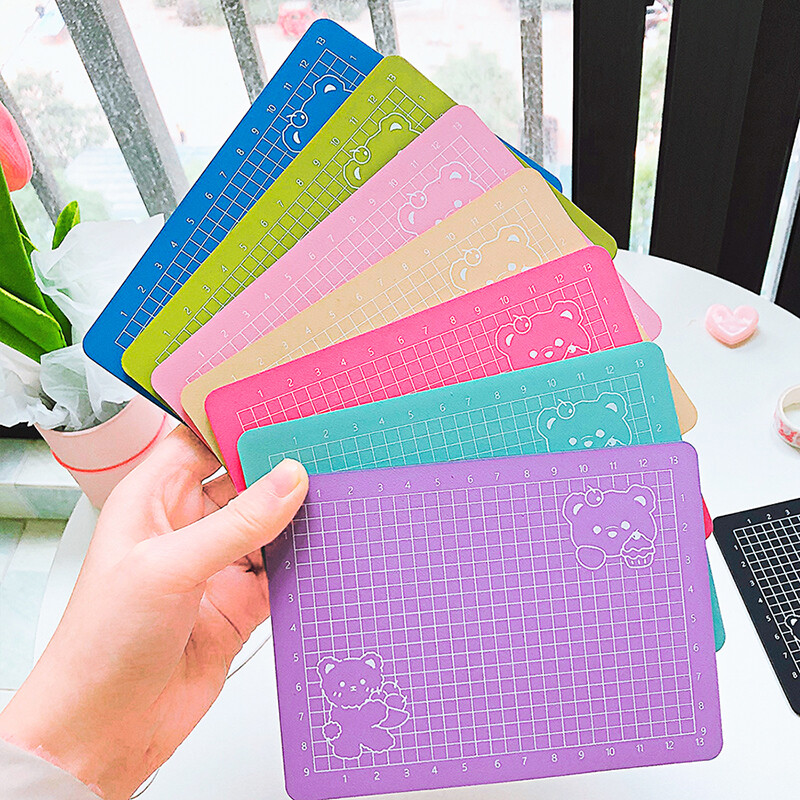 A6 Мултифункционална подложка за рязане Направи си сам Дъска за ръчно изкуство Гравиране Хартиена подложка за дърворезба Висока еластичност Издръжливост арт консумативи