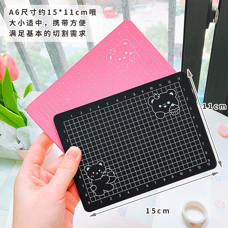A6 Мултифункционална подложка за рязане Направи си сам Дъска за ръчно изкуство Гравиране Хартиена подложка за дърворезба Висока еластичност Издръжливост арт консумативи
