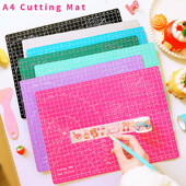 Covoraș de tăiat PVC A4 Tampă de tăiere laterală dublă pentru mese de tăiat mese de tăiat carduri Cuțit DIY Gravura Tabla de tăiat piele 123