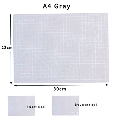 Covoraș de tăiat PVC A4 Tampă de tăiere laterală dublă pentru mese de tăiat mese de tăiat carduri Cuțit DIY Gravura Tabla de tăiat piele 123