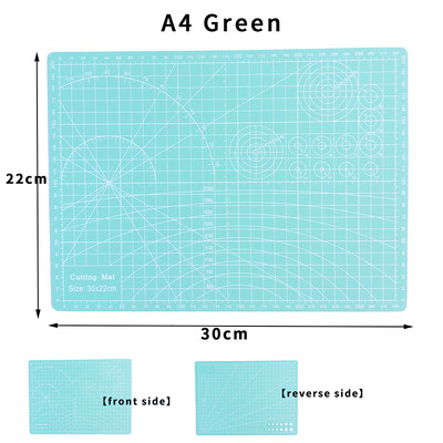 Covoraș de tăiat PVC A4 Tampă de tăiere laterală dublă pentru mese de tăiat mese de tăiat carduri Cuțit DIY Gravura Tabla de tăiat piele 123