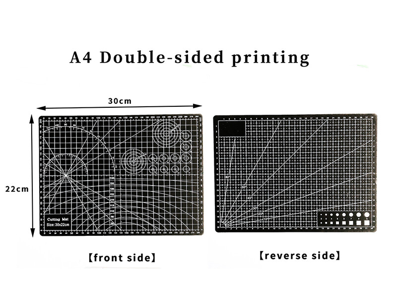 Covoraș de tăiat PVC A4 Tampă de tăiere laterală dublă pentru mese de tăiat mese de tăiat carduri Cuțit DIY Gravura Tabla de tăiat piele 123