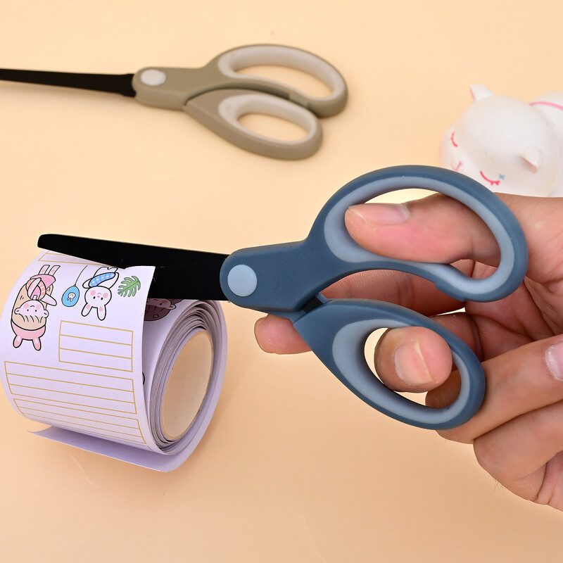 Melnas nerūsējošā tērauda šķēres studentu kancelejas piederumi šķēres mājsaimniecības daudzfunkcionālas biroja drēbnieku šķēres amatniecības piederumi