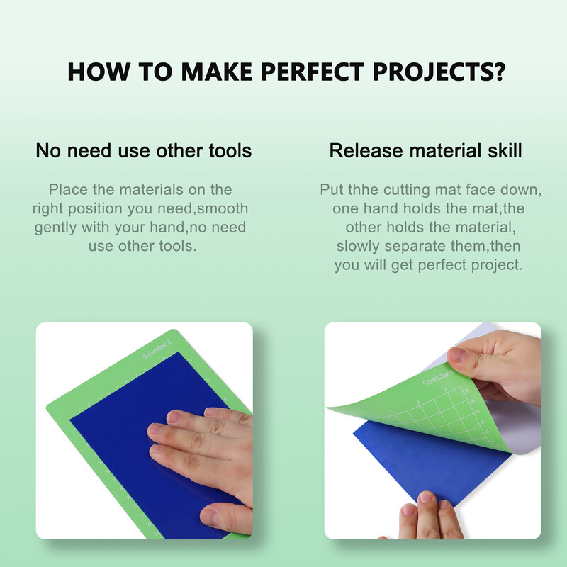 Covoraș de tăiat 3 buc pentru mașina Cricut Joy, covorașe de tăiat (4,5 x 12 inchi)