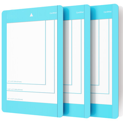 Podloga za kartice (4,5x6,25 inča), ljepljiva, izdržljiva, ljepljiva podloga za rezanje za umetanje kartica, zamjenski pribor za Cricut Joy