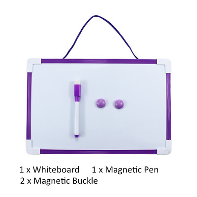 Tablă albă Scriere Ștergere magnetică Desen pentru copii Graffiti Notă de birou Față-verso Luare Ștergere uscată Tablou suspendat pentru mesaje