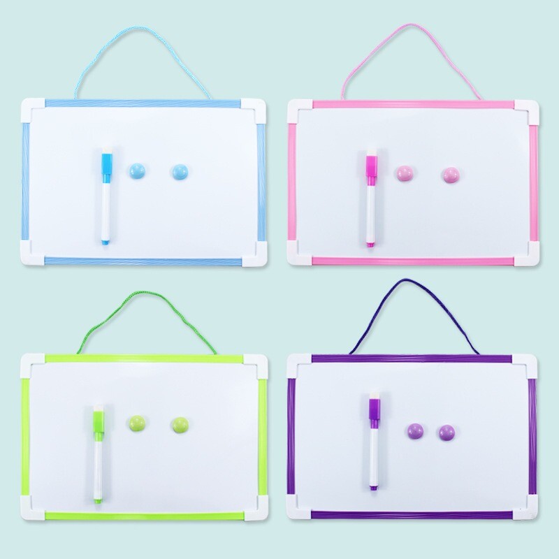 Tablă albă Scriere Ștergere magnetică Desen pentru copii Graffiti Notă de birou Față-verso Luare Ștergere uscată Tablou suspendat pentru mesaje