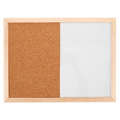 Teadetetahvel teade Korgist magnetekraan Rippuv memo Valge teadetetahvli raamiga