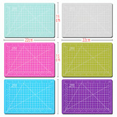 A5 griešanas paklājs Pašdziedinošs abpusējs, videi draudzīgs, izturīgs abpusējs galda paklājiņš, kas paredzēts šūšanai, stepēšanas mākslas projektiem