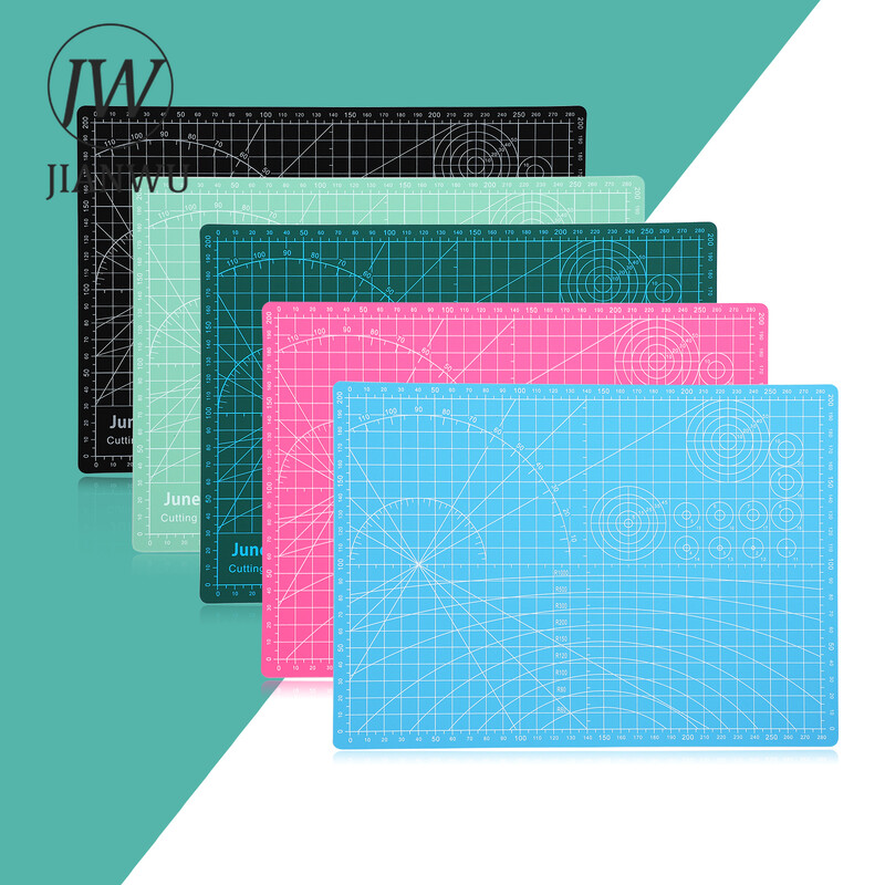 JIANWU 300*220mm manuāla galddatora griešanas dēlis Daudzfunkcionāls A4 griešanas paliktnis DIY mākslas gravēšanas rīks Piederumi Kancelejas piederumi