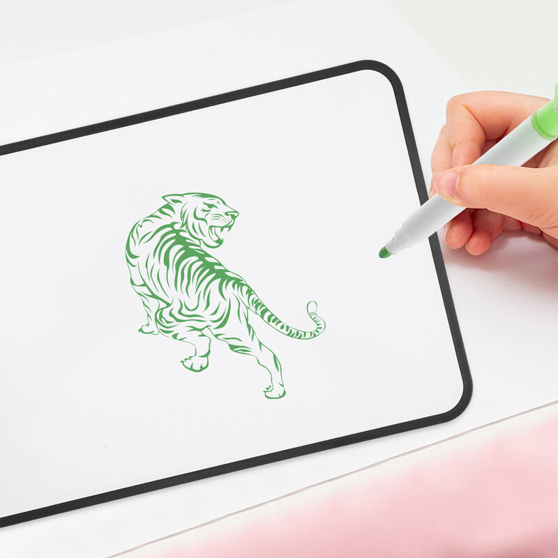 Väikesed magnetilised kuivkustutustahvlid lastele kastiga õpilastele mõeldud tahvlitega õpilastele kirjutavad kõhupuhitus