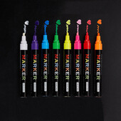 8 tk tolmuvaba vedel kriit fluorestseeruv tahvel elektrooniline reklaamvalgustahvel pliiats kustutatav tahvel vedel kriit