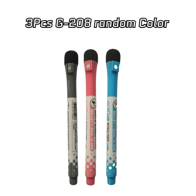 3 vnt G-208 magnetinės lentos žymekliai, mokykliniai reikmenys, gali būti naudojami grafiti, mokymui, susitikimams. Rašymą ranka lengva ištrinti