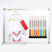 8 spalvų / rinkinio ištrinamas magnetinės lentos rašiklis su trintuku 1–2 mm greitai džiūstantis lentos rašiklis su magnetu