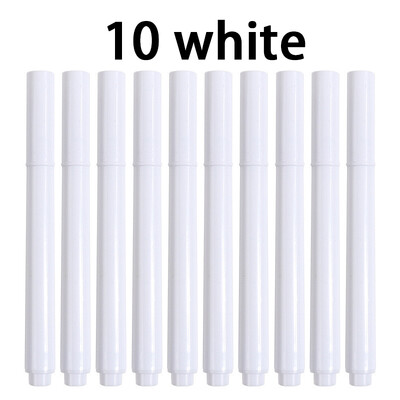 3-25Pcs/Set Bijelo/boje Tekuća kreda Izbrisivi marker za staklene prozore Elektronička ploča Marker za bijelu ploču