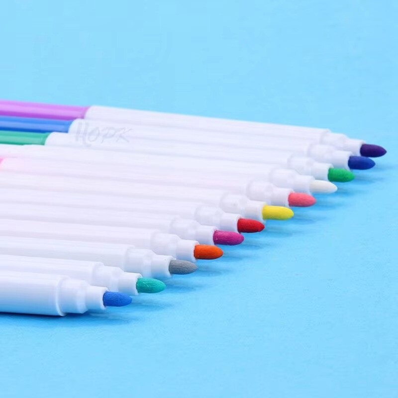 3-25Pcs/Set Bijelo/boje Tekuća kreda Izbrisivi marker za staklene prozore Elektronička ploča Marker za bijelu ploču