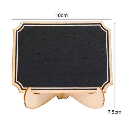 10/5/1Pack Mini tahvlid Korduvkasutatavad tahvlid Puidust tahvel pulmadeks sünnipäevapidudeks Teadetetahvlisildid Kaunistus