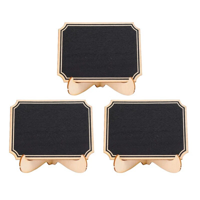 10/5/1Pack Mini tahvlid Korduvkasutatavad tahvlid Puidust tahvel pulmadeks sünnipäevapidudeks Teadetetahvlisildid Kaunistus