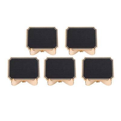 10/5/1Pack Mini tahvlid Korduvkasutatavad tahvlid Puidust tahvel pulmadeks sünnipäevapidudeks Teadetetahvlisildid Kaunistus