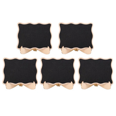 10/5/1Pack Mini tahvlid Korduvkasutatavad tahvlid Puidust tahvel pulmadeks sünnipäevapidudeks Teadetetahvlisildid Kaunistus