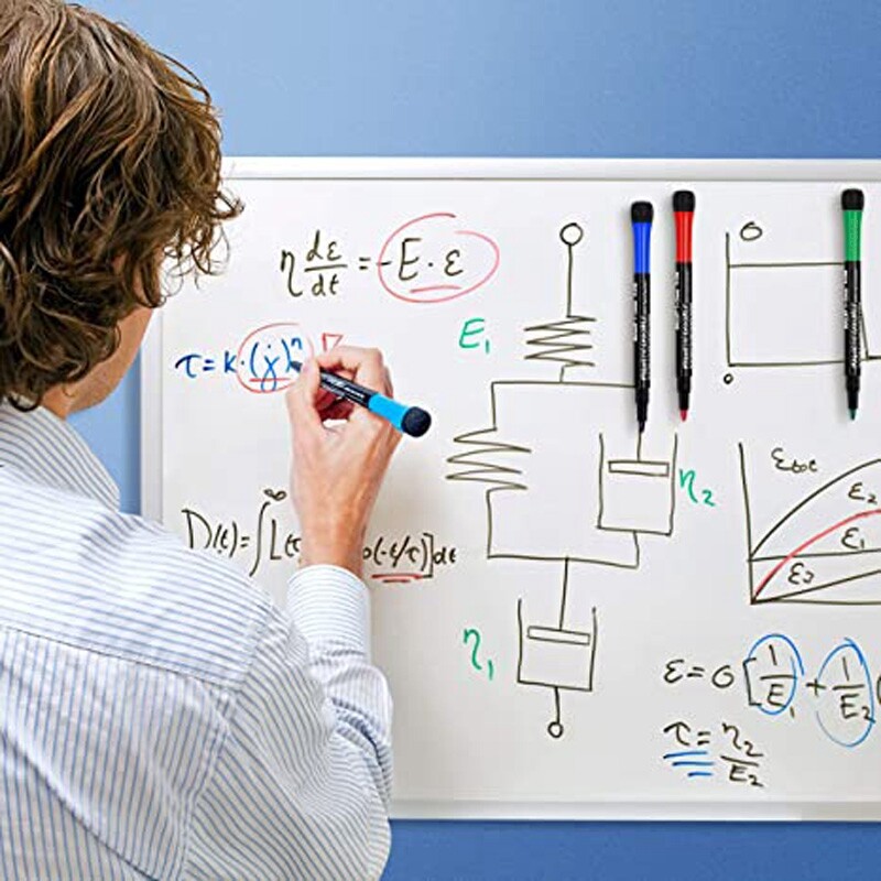 12 culori pentru clasă de școală, pix pentru tablă albă, markere pentru tablă albă uscată, radieră încorporată, pix pentru desen pentru elevi, articole de papetărie