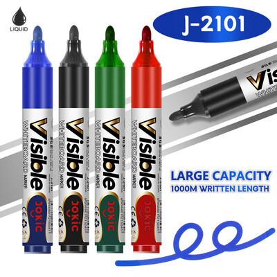 4Pcs/Set Izbrisivi magnetski marker za bijelu ploču Olovka za ploču Olovka za ploču Kreda Staklo Keramika Ured Škola Umjetnički marker Pribor