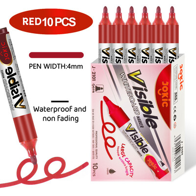 4 tk/komplekt Kustutatav magnetiline tahvelmarker, tahvelmarker, kriit, klaaskeraamika, kontoritarbed, koolikunsti marker, kirjatarbed