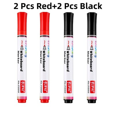 4 tk/komplekt Kustutatav magnetiline tahvelmarker, tahvelmarker, kriit, klaaskeraamika, kontoritarbed, koolikunsti marker, kirjatarbed