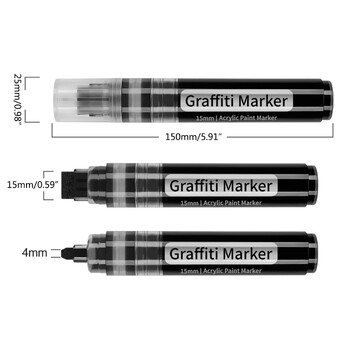 Marker Paint Marker Ιδανικός για ημερολόγιο για χρήση γραφείου και σχολείου F19E