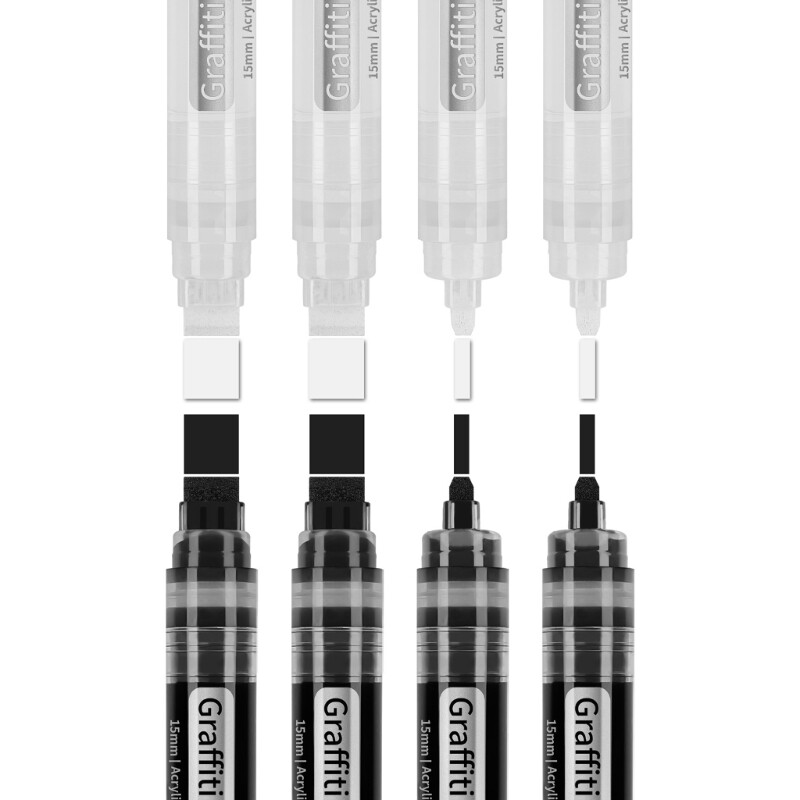 Marker Paint Marker Suurepärane päeviku kirjutamiseks kontoris ja koolis kasutamiseks F19E