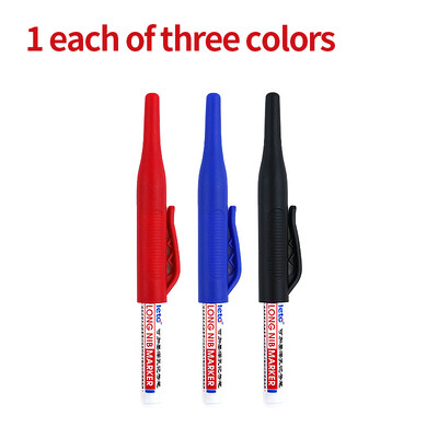 1/3/6 buc. 3 culori, 30 mm lungime, marcatori cu cap, construcție din lemn, gaură adâncă, pentru decorarea casei, stilou, multifuncțional, rezistent la apă