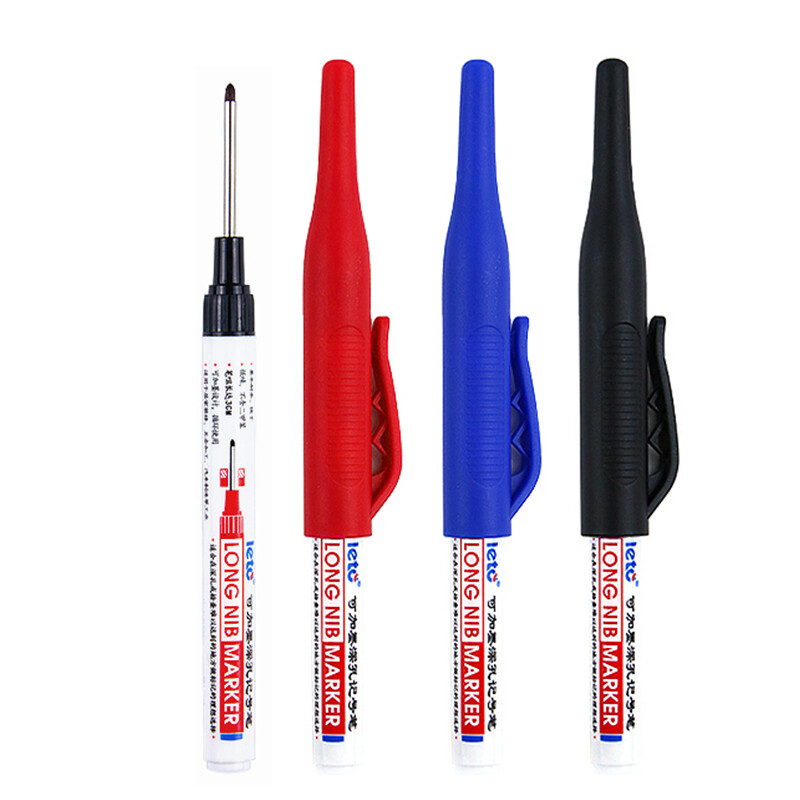 1/3/6 buc. 3 culori, 30 mm lungime, marcatori cu cap, construcție din lemn, gaură adâncă, pentru decorarea casei, stilou, multifuncțional, rezistent la apă