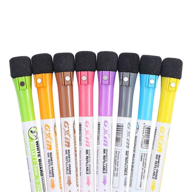 Rechizite pentru clasă de școală Pixuri magnetice ștergebile pentru tablă albă Markere Pagini Pix pentru desen pentru copii Markere pentru tablă