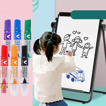 2,3 mm Marker Whiteboard Medium Bullet Erasable Refillable Liquid Ink School/Γραφείο Ζωγραφική