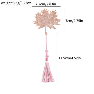 Semne de carte metalice cu 10 stiluri de aur roz de culoarea aurului cu goluri de animale cu flori cu plante cu ciucuri roz pentru colectia de cadouri pentru iubitorii de carte