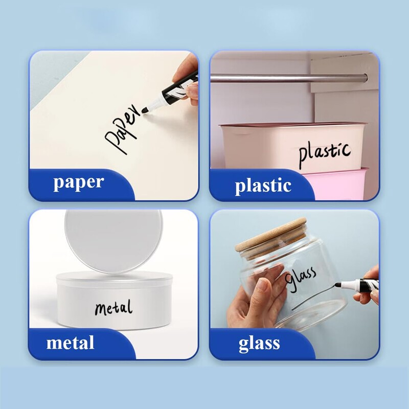 M&G 10 gab baltās tāfeles marķieri, melni, sausi dzēšanas marķieri, smalks uzgalis bērniem, lieliski piemērots klasēm