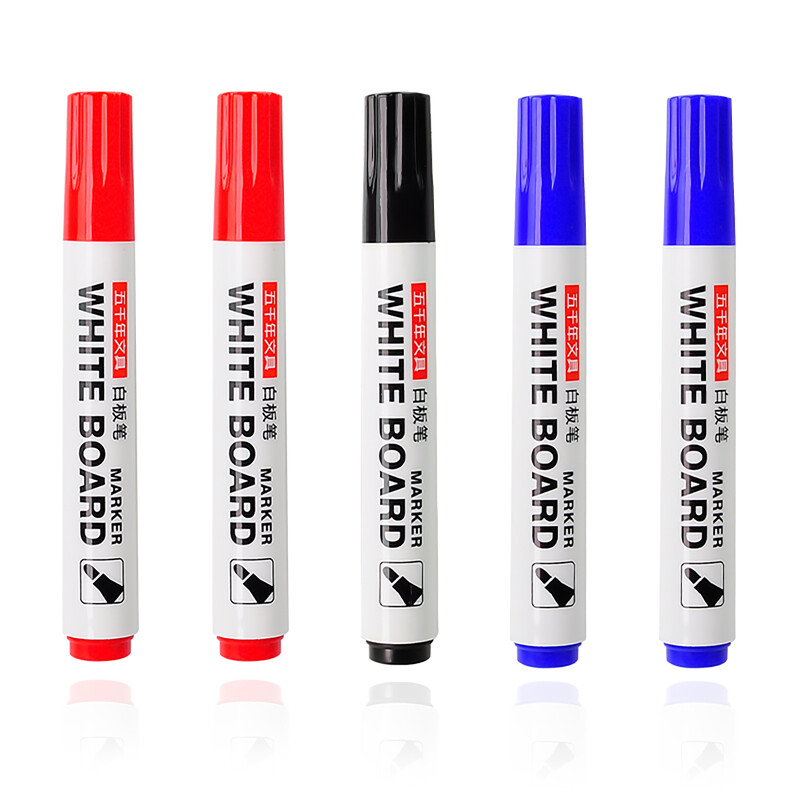 3/6 komada olovke za bijelu ploču, olovke za ploču, finog pera, crne, plave, crvene uredske olovke s izbrisivošću, pribora za markere za školu