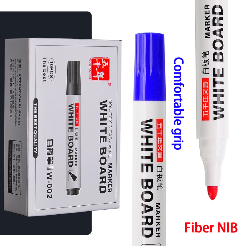 3/6 komada olovke za bijelu ploču, olovke za ploču, finog pera, crne, plave, crvene uredske olovke s izbrisivošću, pribora za markere za školu