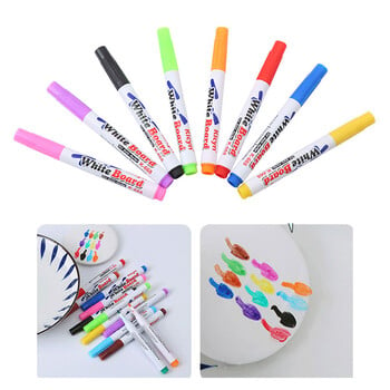 8/12 Colors Magical Water Painting Floating Doodle Pens Magic Whiteboard Marker