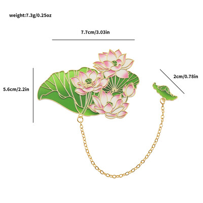 Elegantne loominguline Lily Lotus lilleline metallist järjehoidja roostevabast terasest keti tutiga naiste raamatute armastajate kingituste lugemiseks